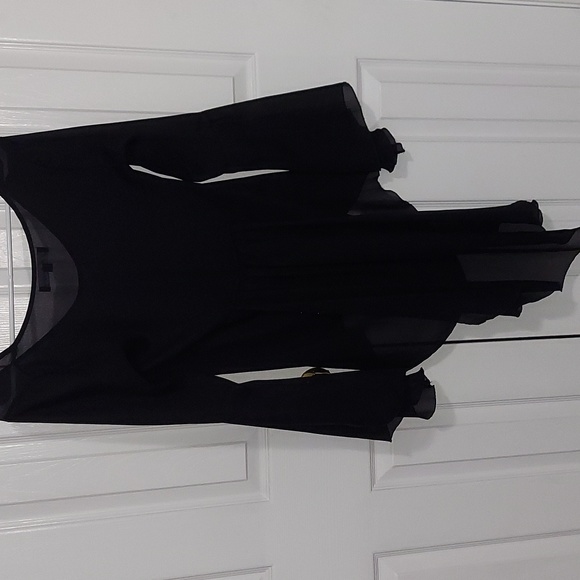 For Love and Lemons Sheer Spellbinder Top (high/low) bell s - Picture 4 of 6